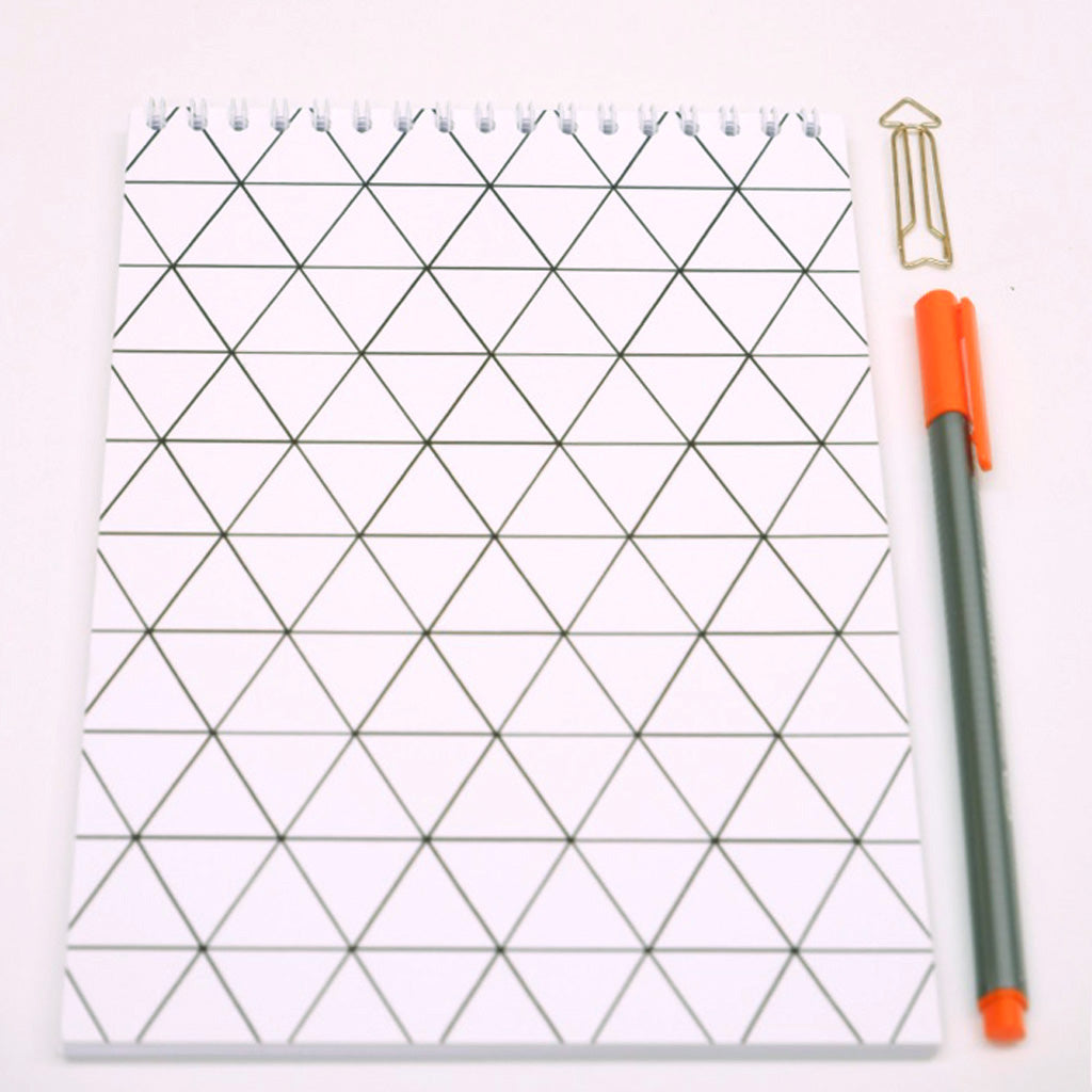 Geo Triangle Design Notebook