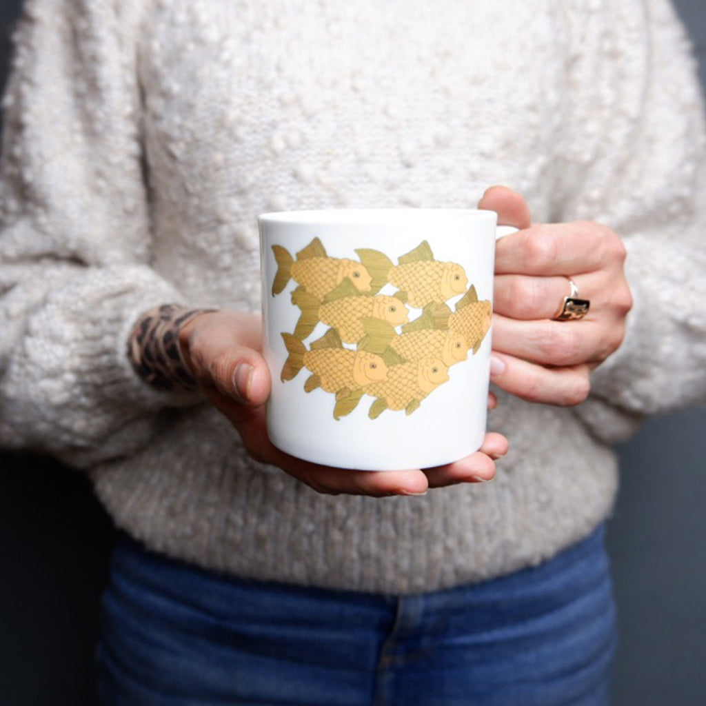 Anarchist Goldfish Bone China Mug