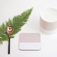 Sgraffito Pink Sunset Coaster