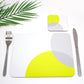 Lime|Grey Dip Placemat