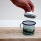 Weekend Explorer |  Lake & Forest Enamel Mug With Lid