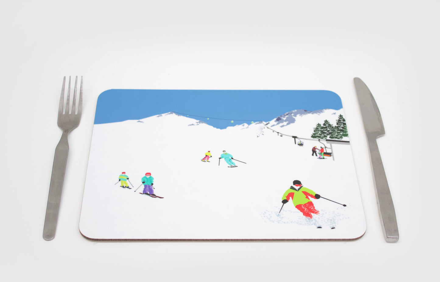 Weekend Explorer - Ski Placemat
