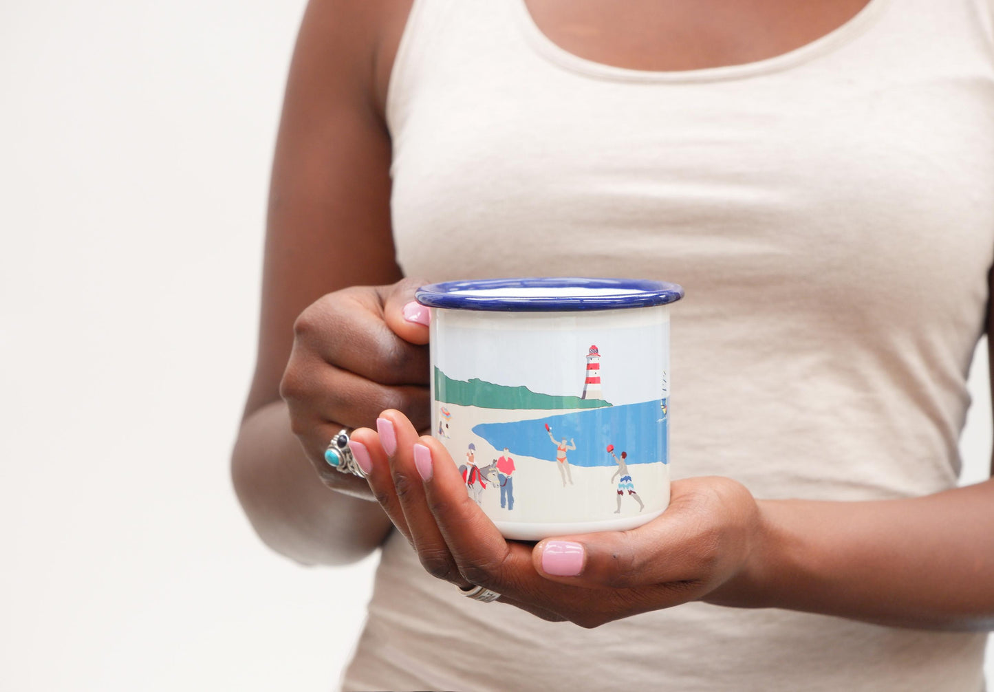 Weekend Explorer |  Beach Enamel Mug