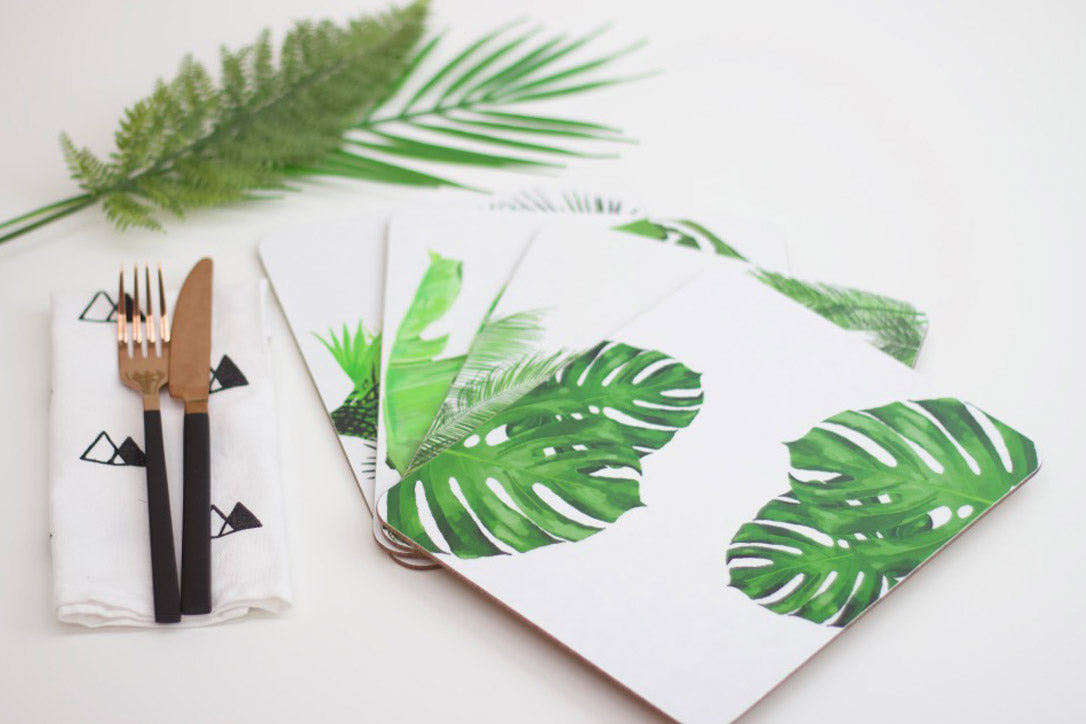 Set of Tropical Placemat