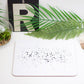 Black Splatter Placemat