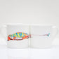 Set of Jungle Animal Bone China Mugs
