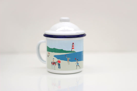 Weekend Explorer |  Beach Enamel Mug