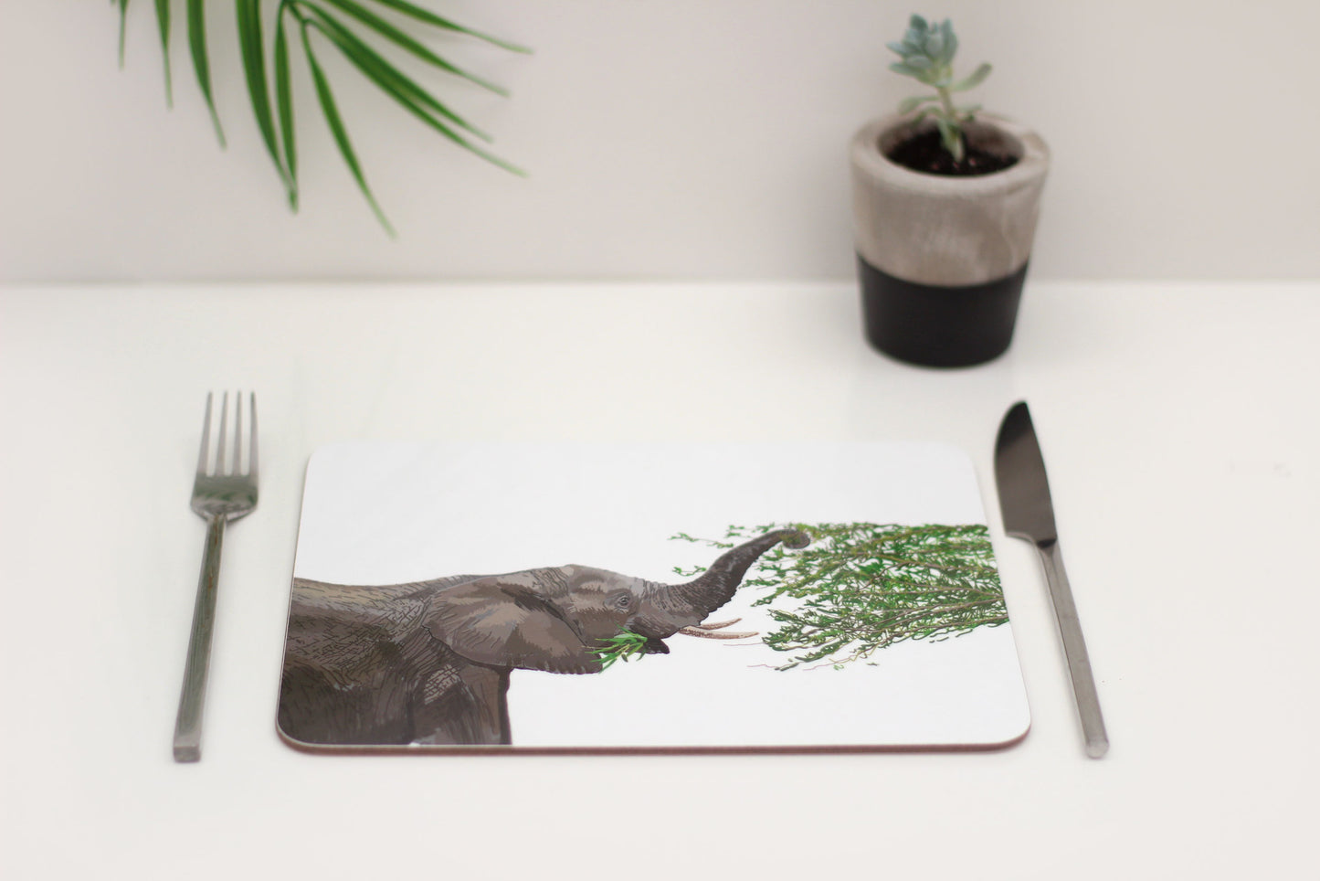 Set of Africa Animal Placemats