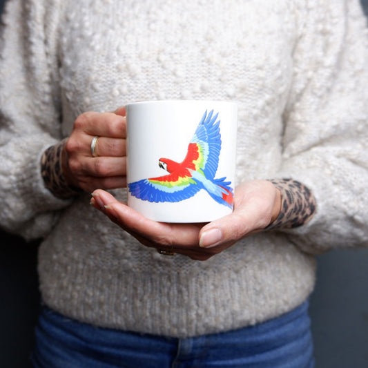 Parrot Bone China Mug