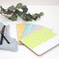 Sgraffito Lime Leaf Placemat