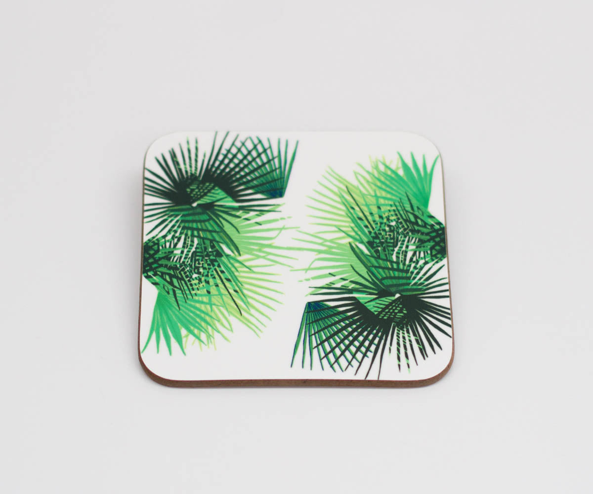 Cabbage Leaf Coaster - Tropical Collection