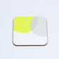 Lime|Grey Dip Coaster