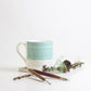 Sgraffito Ocean Bone China Mug