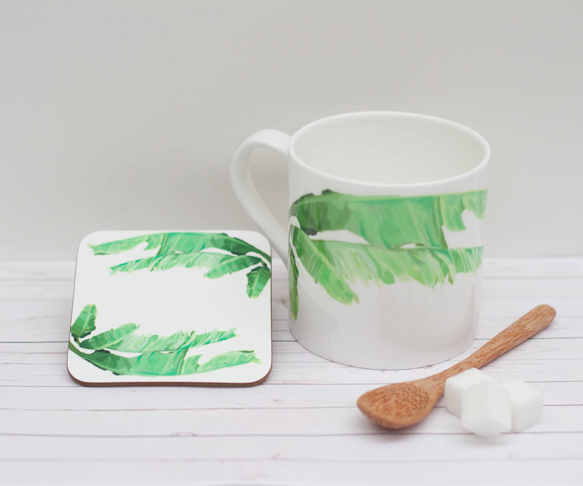 Banana Leaf Coaster - Tropical Collection