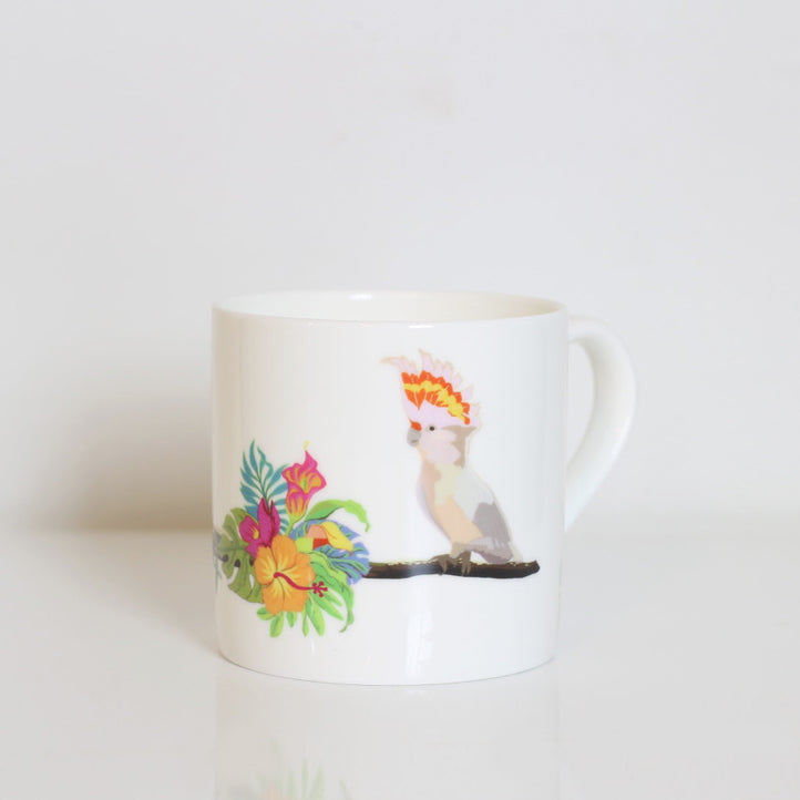 Toucan and Cockatoo Bone China Mug