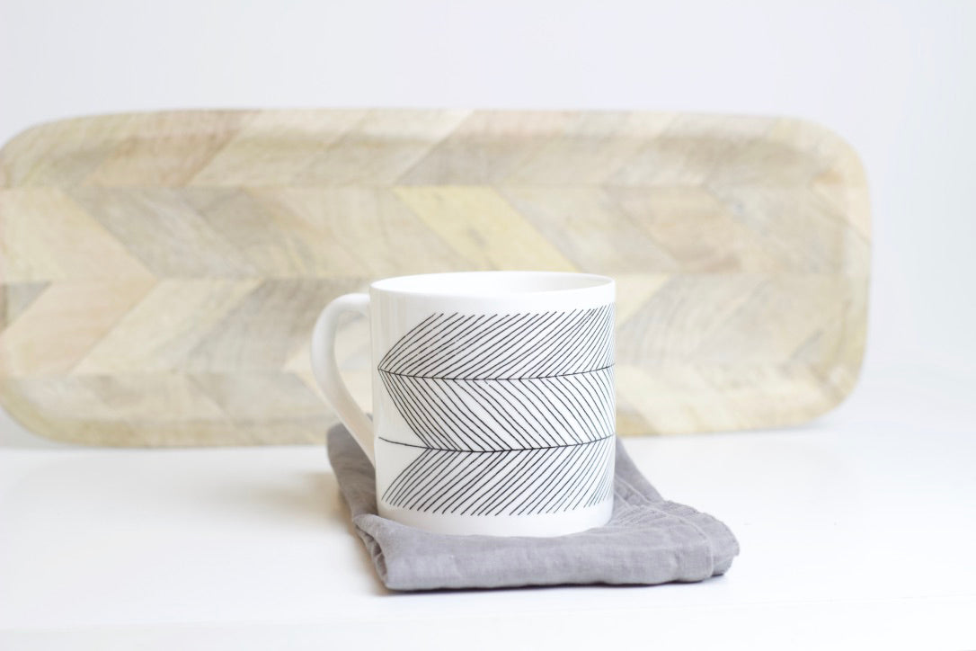 Rhythms - Bone China Mug