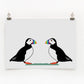 Puffins in Love  |  Digital Print