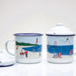 Weekend Explorer |  Beach Enamel Mug