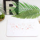 Orange Splatter Placemat