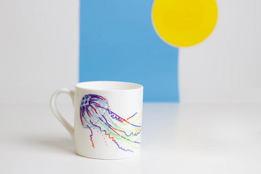 Jellyfish Bone China Mug