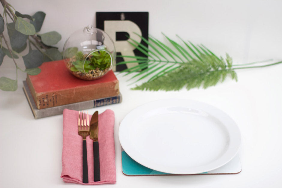 Orange|Pink Dip Placemat