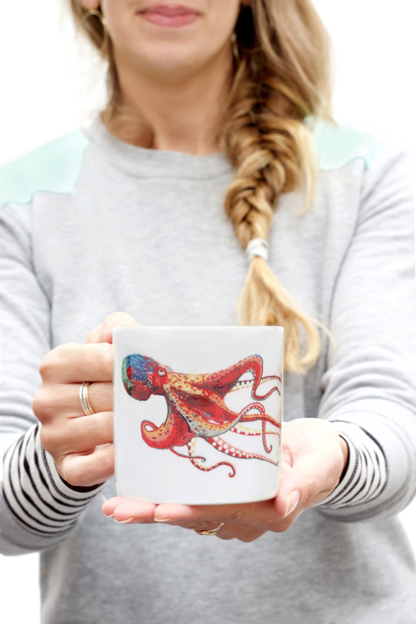 Octopus Bone China Mug
