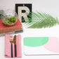 Pink|Green Dip Placemat