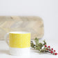 Sgraffito Orange Sand Bone China Mug