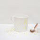 Yellow Splatter Bone China Mug