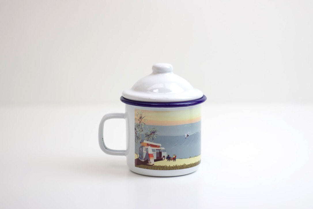 Get the Set: Weekend Explorer | Enamel Mugs With Lids