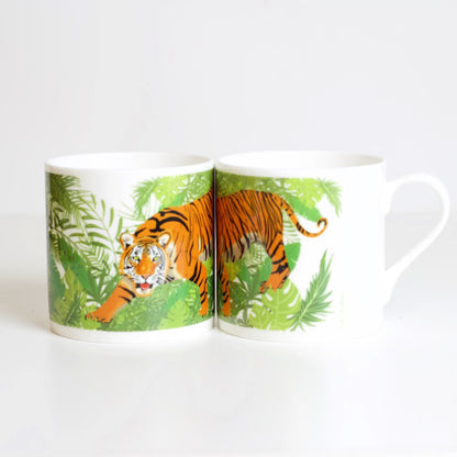 Tiger Bone China Mug