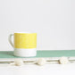 Sgraffito Orange Sand Bone China Mug