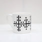 Set of Symbol Collection Bone China Mugs