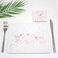 Orange Splatter Placemat