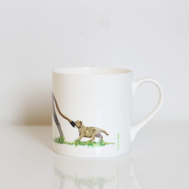 Lion Bone China Mug