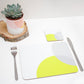 Lime|Grey Dip Coaster