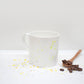 Yellow Splatter Bone China Mug