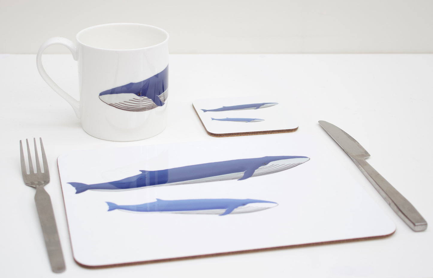 Blue Whales Placemat