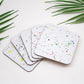 Mulitcoloured Splatter Coaster