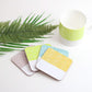Sgraffito Pink Sunset Coaster