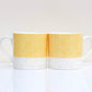 Sgraffito Orange Sand Bone China Mug