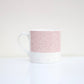 Sgraffito Pink Sunset Bone China Mug