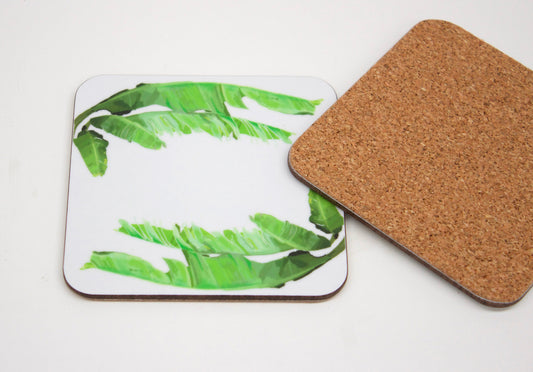 Tropical Leaf Coaster Collection