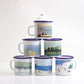 Weekend Explorer |  Beach Enamel Mug