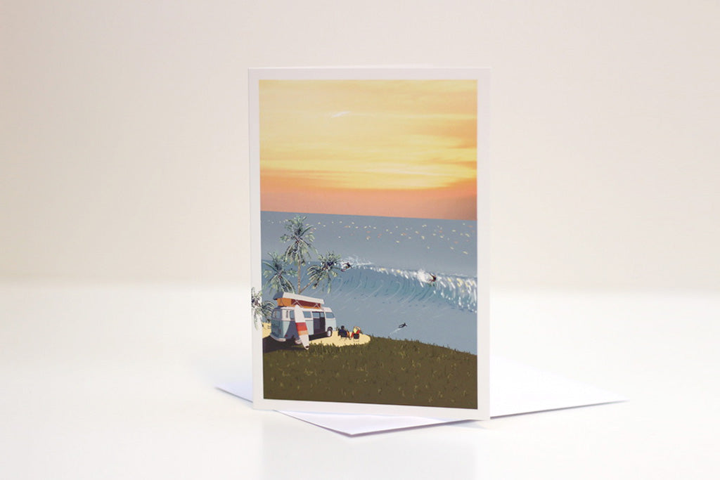 Weekend Explorer - Surf Greetings Card