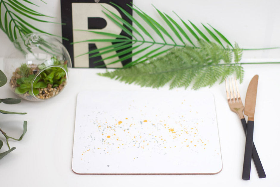 Set of Splatter Placemat