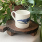 Blue Whales Bone China Mug
