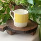Sgraffito Orange Sand Bone China Mug